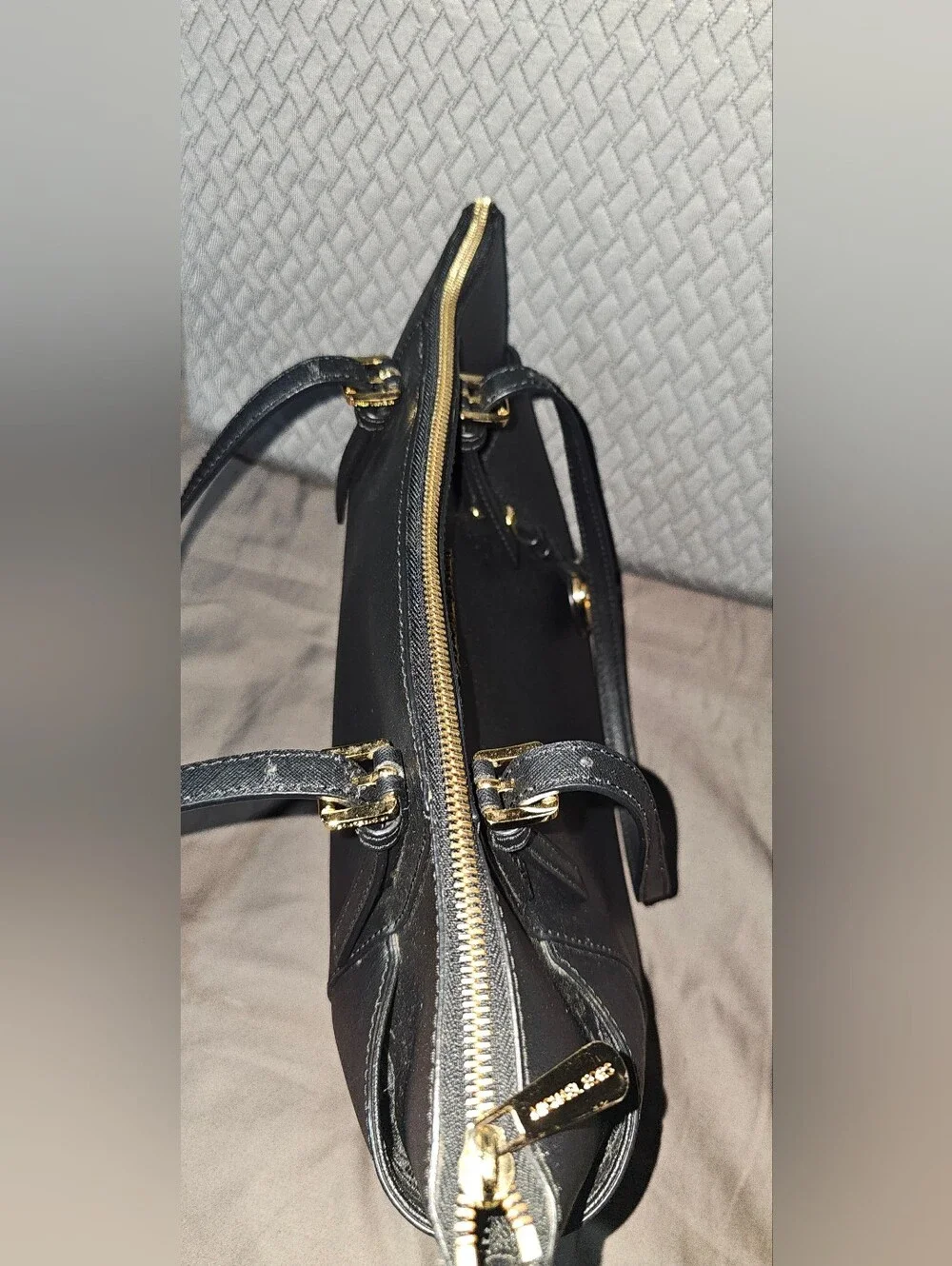 Authentic Michael Kors Black Saffiano Leather Tote